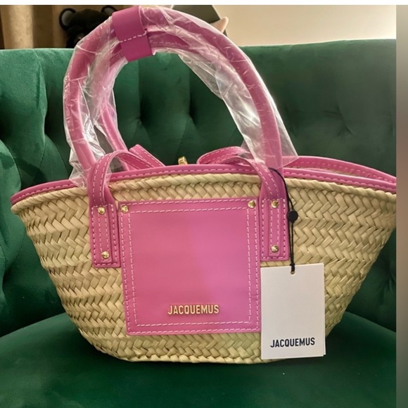 Jacquemus Le Petit Panier Soli Basket Bag (Pink) - Picture 14 of 17